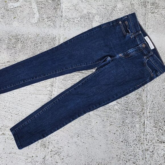 Gap Girls Jeans True Skinny Ankle Blue Denim Jeans Size 27R - Picture 1 of 9